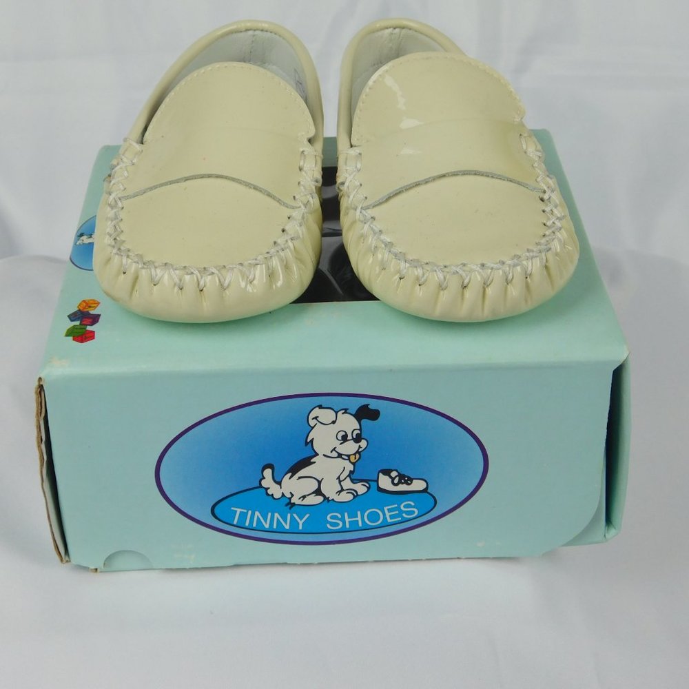Tinny Baby Shoes Made in Spain Style 6540-19 Charol Beige